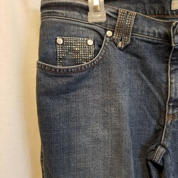 BLUEMARINE straight leg jeans size 10 - Picture 3 of 5